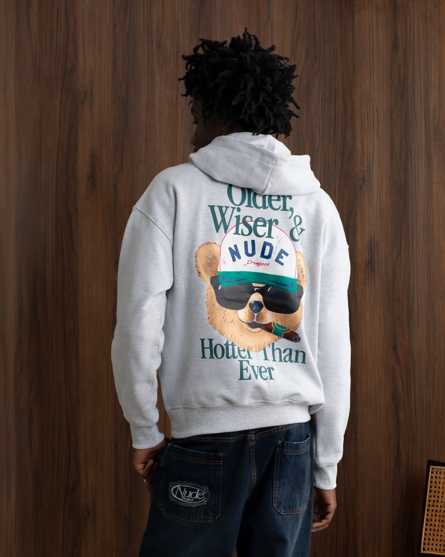 Hot Hoodie Grey Melange