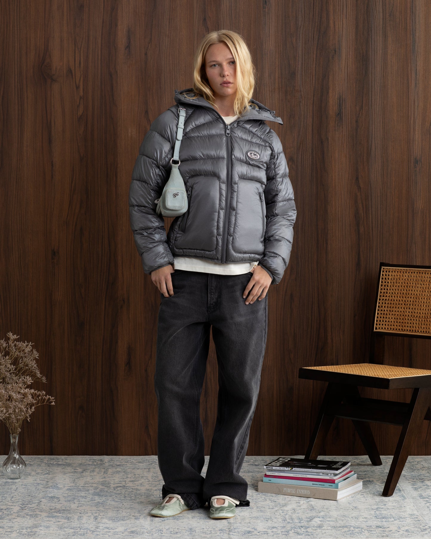 Iconic Puffer Jacket Grey