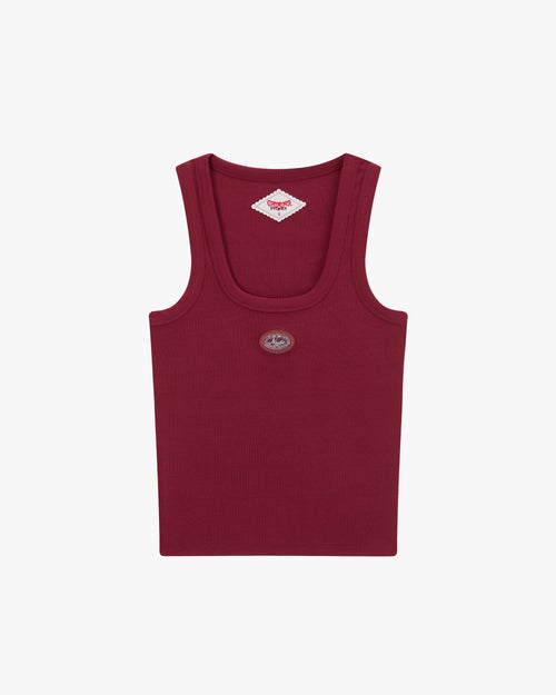Sophisticated Pleasure Tank Top Burgundy