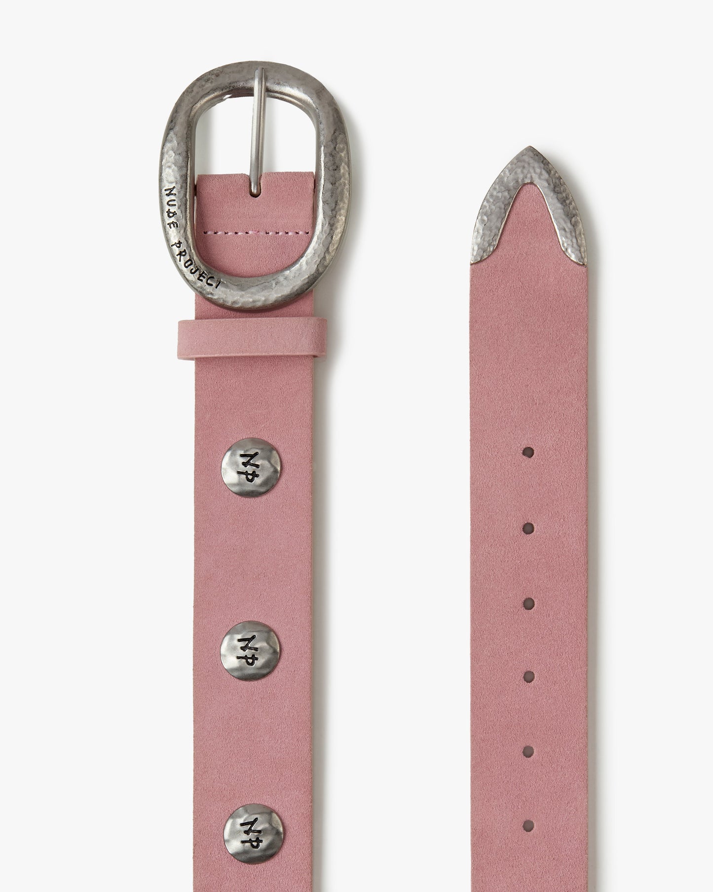 Suede Belt Pink