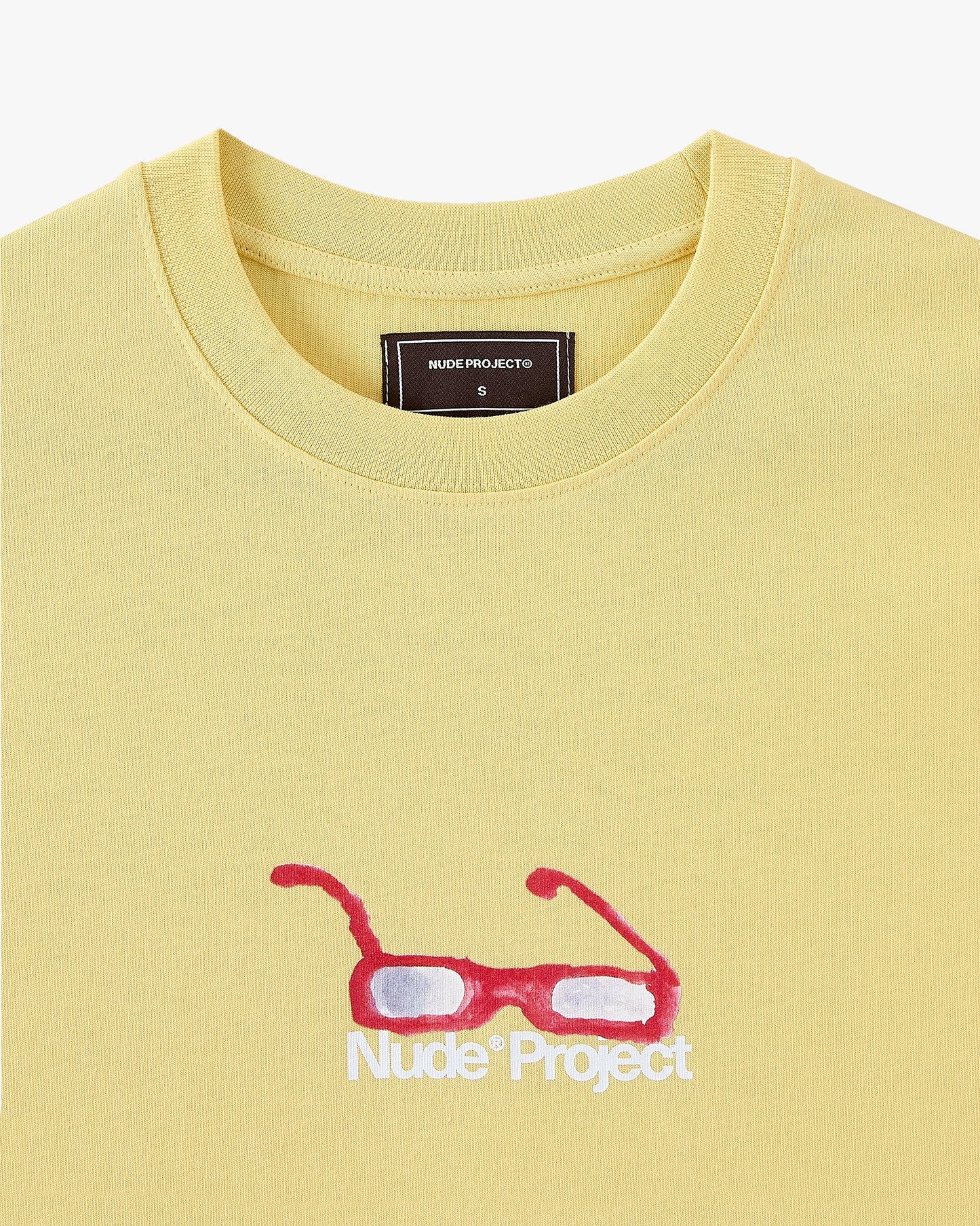 Sunglasses Tee Pale Yellow