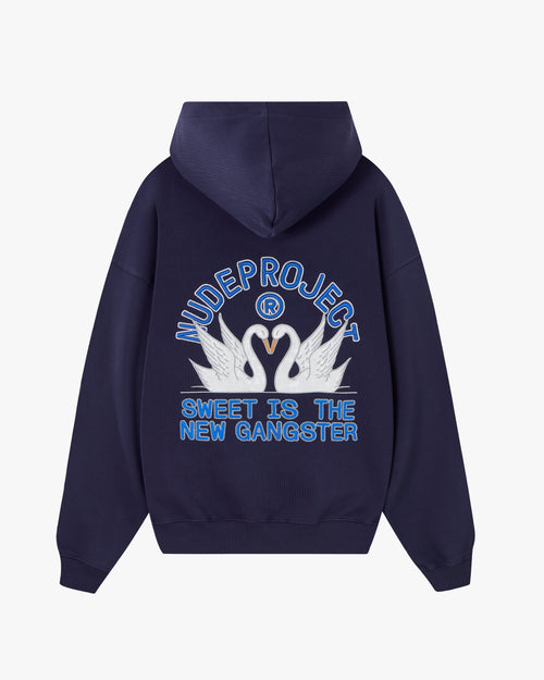 Swans Hoodie Navy