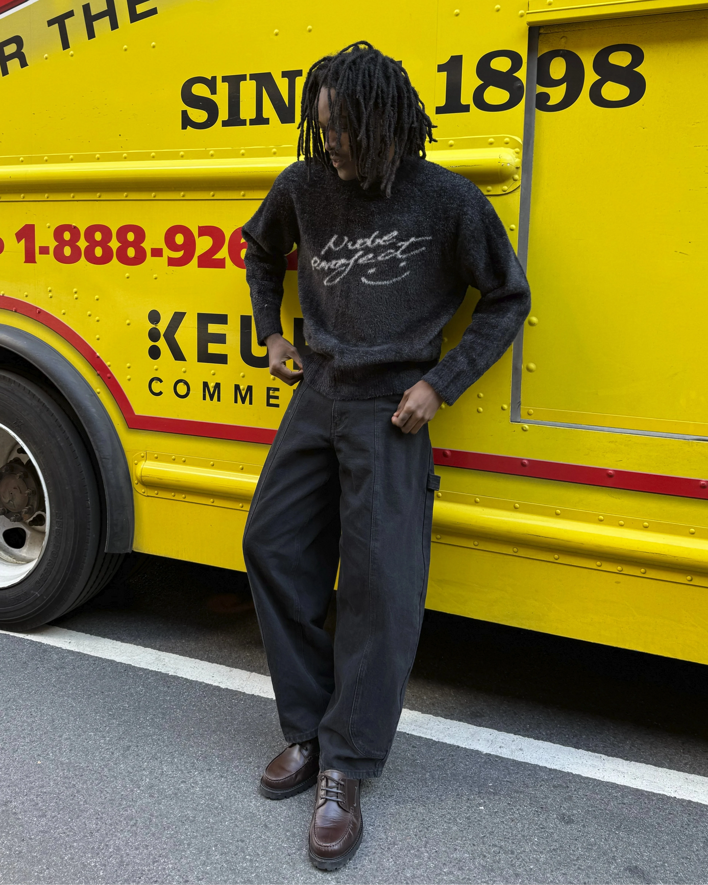Barrel Jeans Black