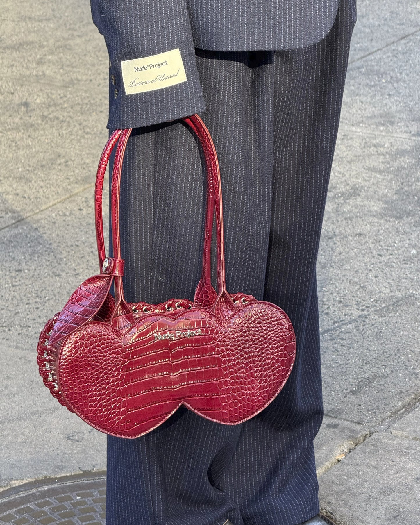 Croco Cherry Bag