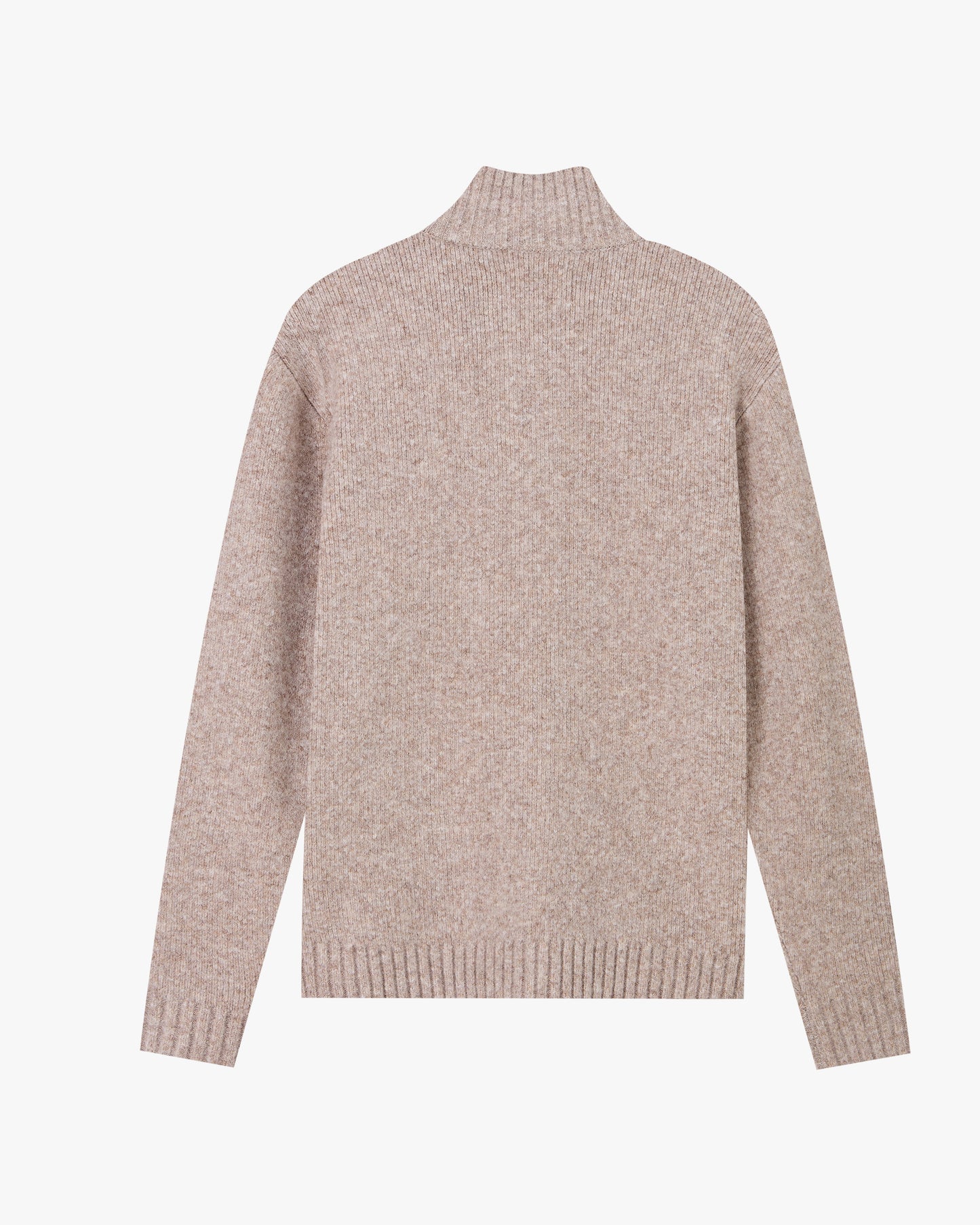 Sweet Zip-up Knit Beige