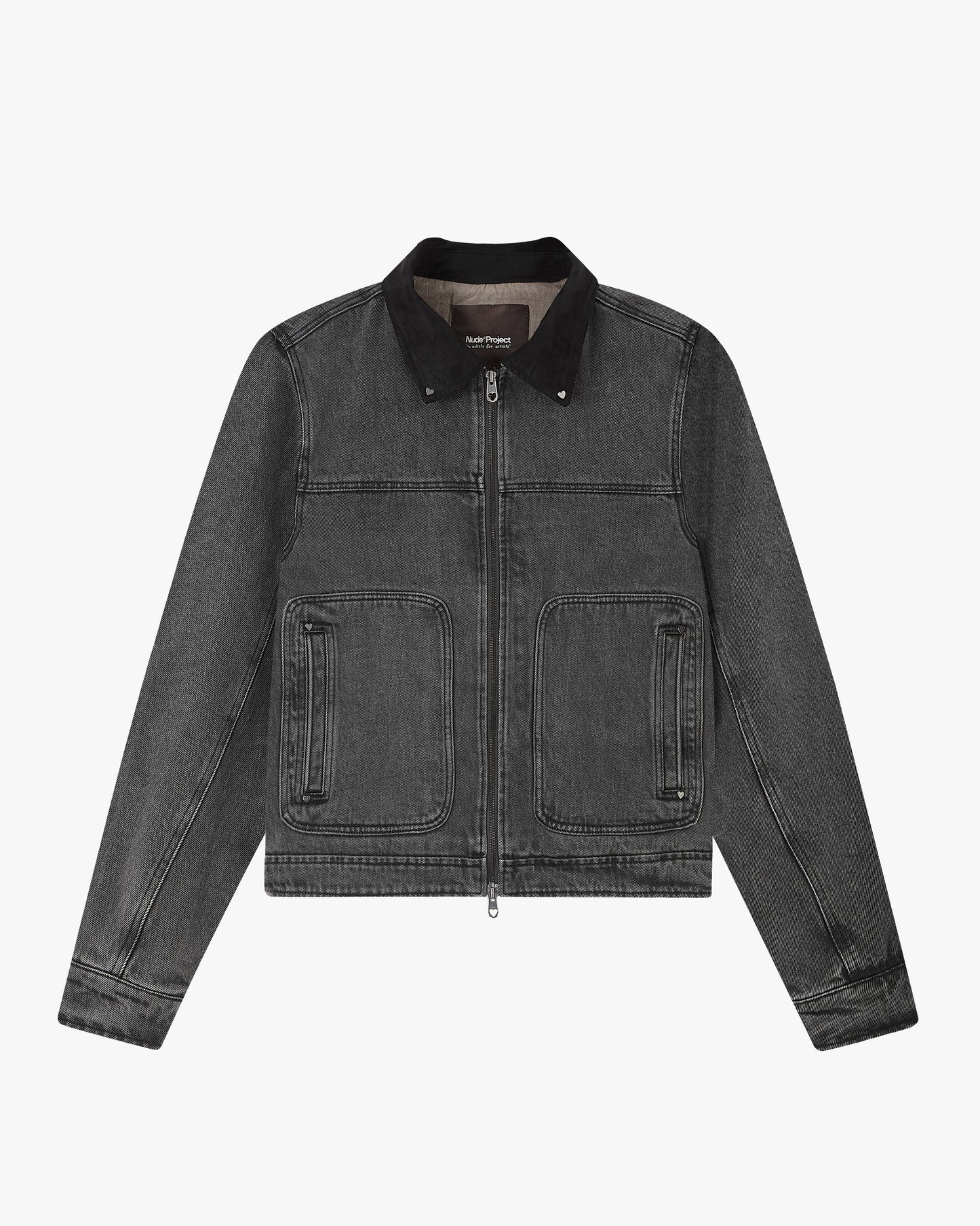 Trucker Denim Jacket Black