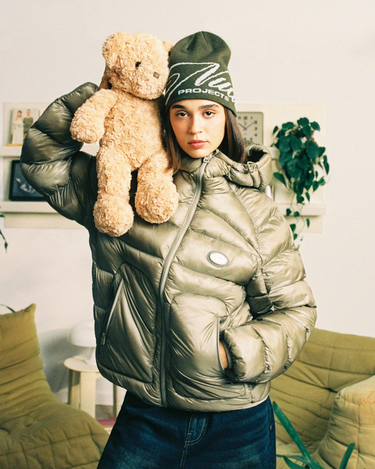 Iconic Puffer Jacket Olive Green