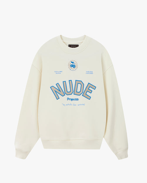 Varsity Sweatshirt Marshmallow