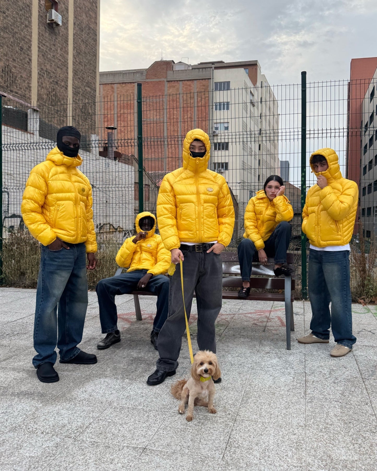 Iconic Puffer Jacket Yellow
