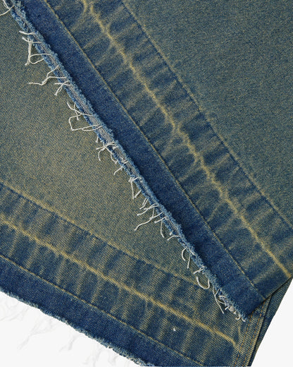 Old Baggy Denim Shorts Indigo