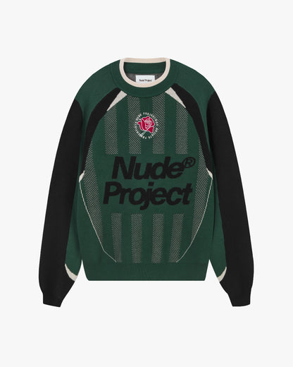 Grass Football Knit Green
