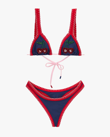 Coralite Bikini Top Blue