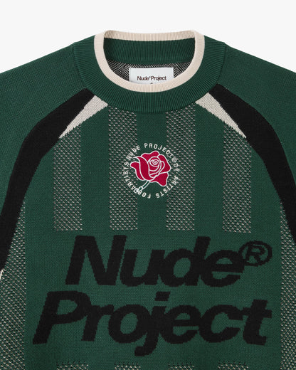 Grass Football Knit Green