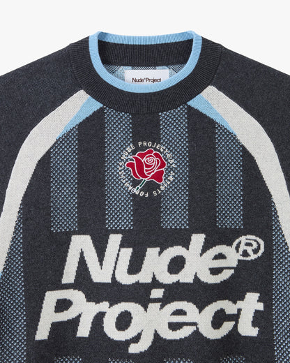 Grass Football Knit Grey