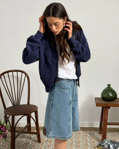 Updown Denim Shorts