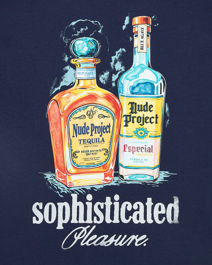 Pleasures Tee Navy