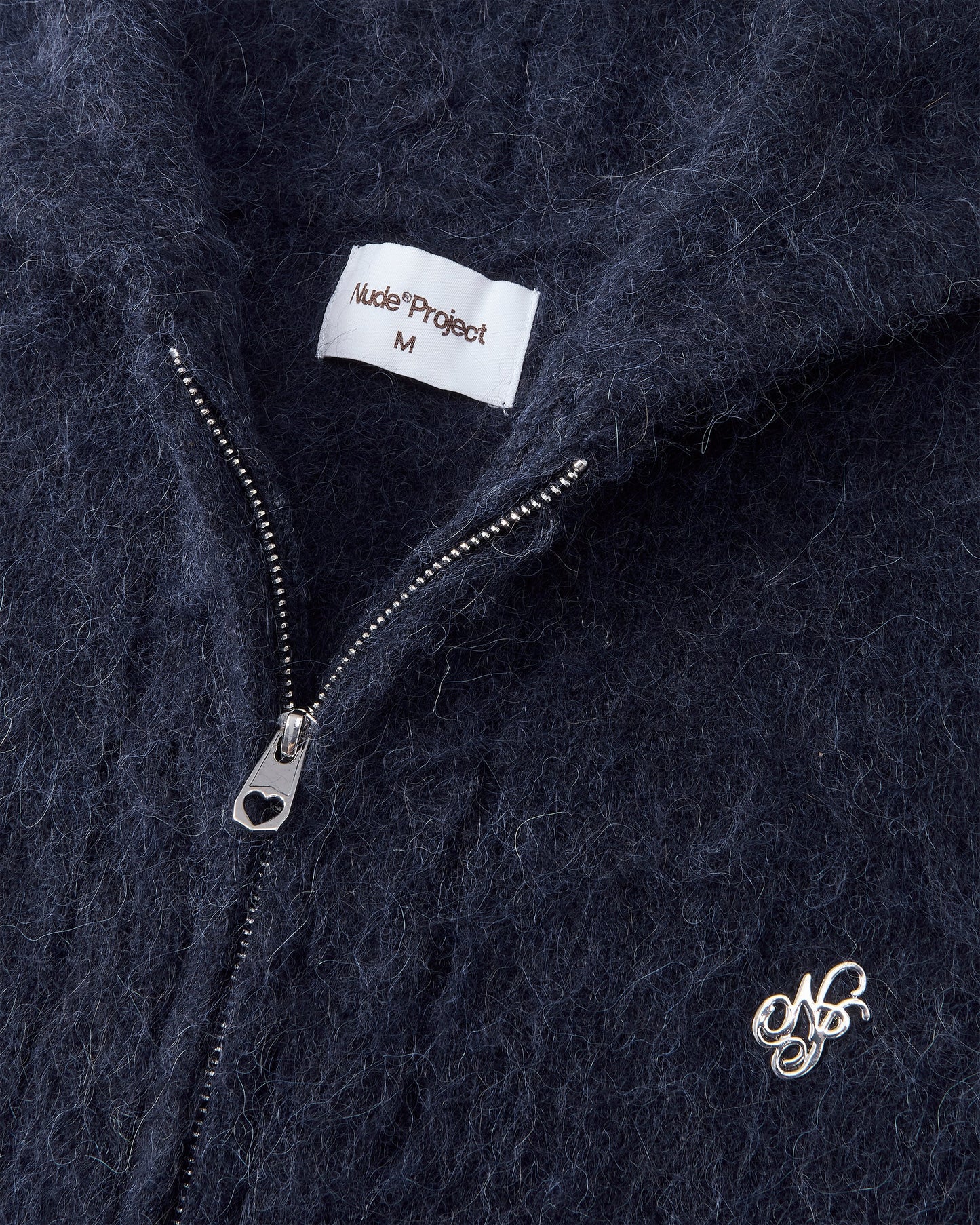 Alpachino Zip-Up Knit Navy