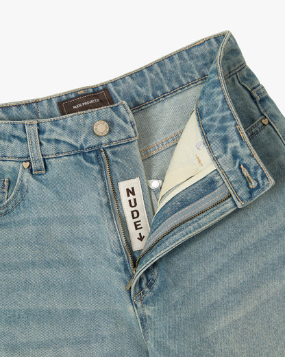 Basic Denim Shorts Sand Wash