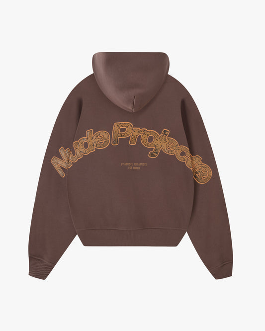 Beast Zip-up Hoodie Croco