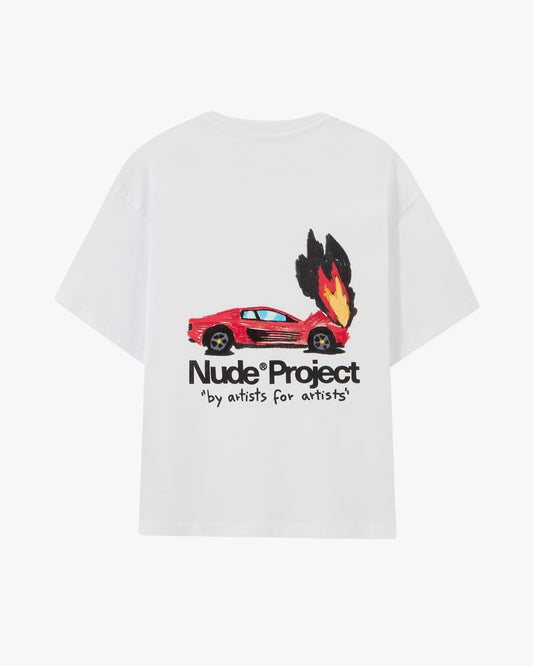 Rrari Tee White