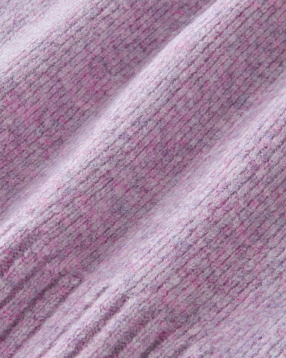 Sweet Zip-up Knit Lilac