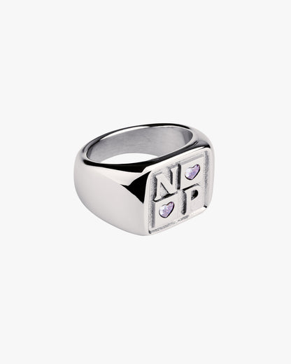 Chess Ring Silver