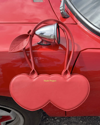 Leather Cherry Bag