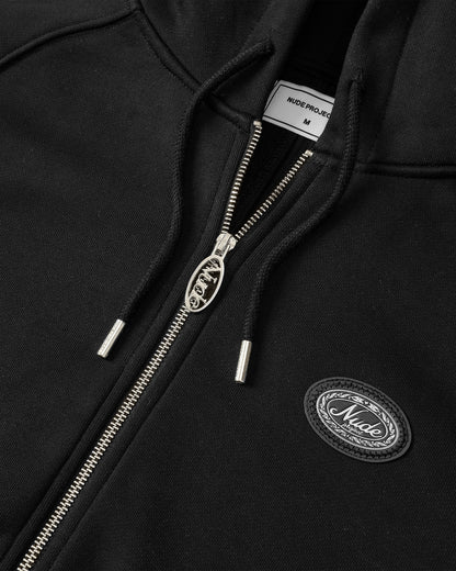 Essentials Zip-Up Hoodie Black