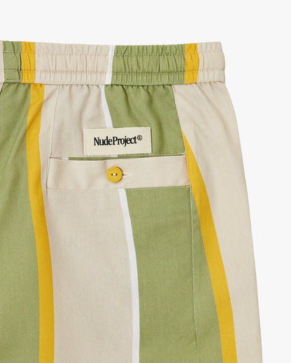 Esvedra Shorts Beige/Green