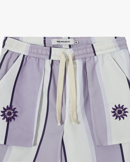 Esvedra Shorts White/Purple