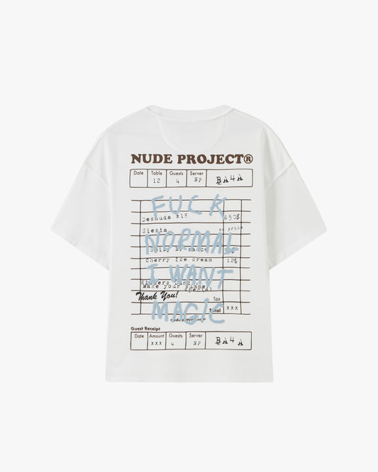 Fuck Normal Tee White
