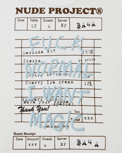 Fuck Normal Tee White