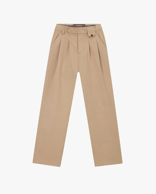 Vinyl Chino Pants Beige