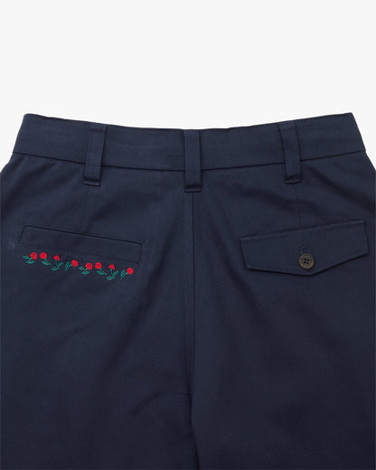 Vinyl Chino Pants Navy
