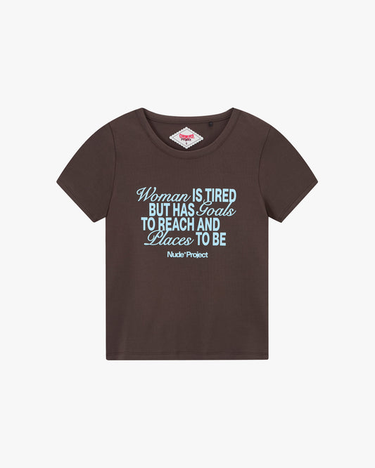 Goals Baby Tee Ash