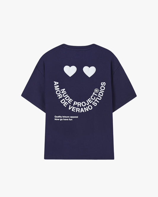 Happy Tee Navy