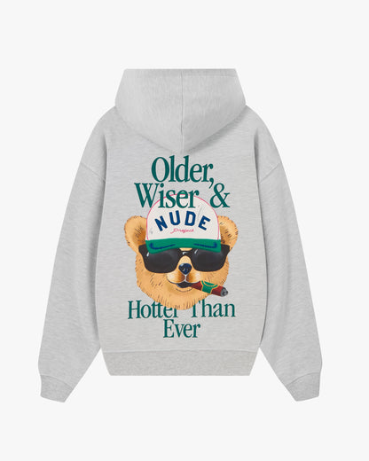 Hot Hoodie Grey Melange