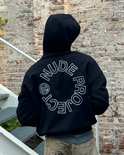 Kory Boxy Hoodie Black