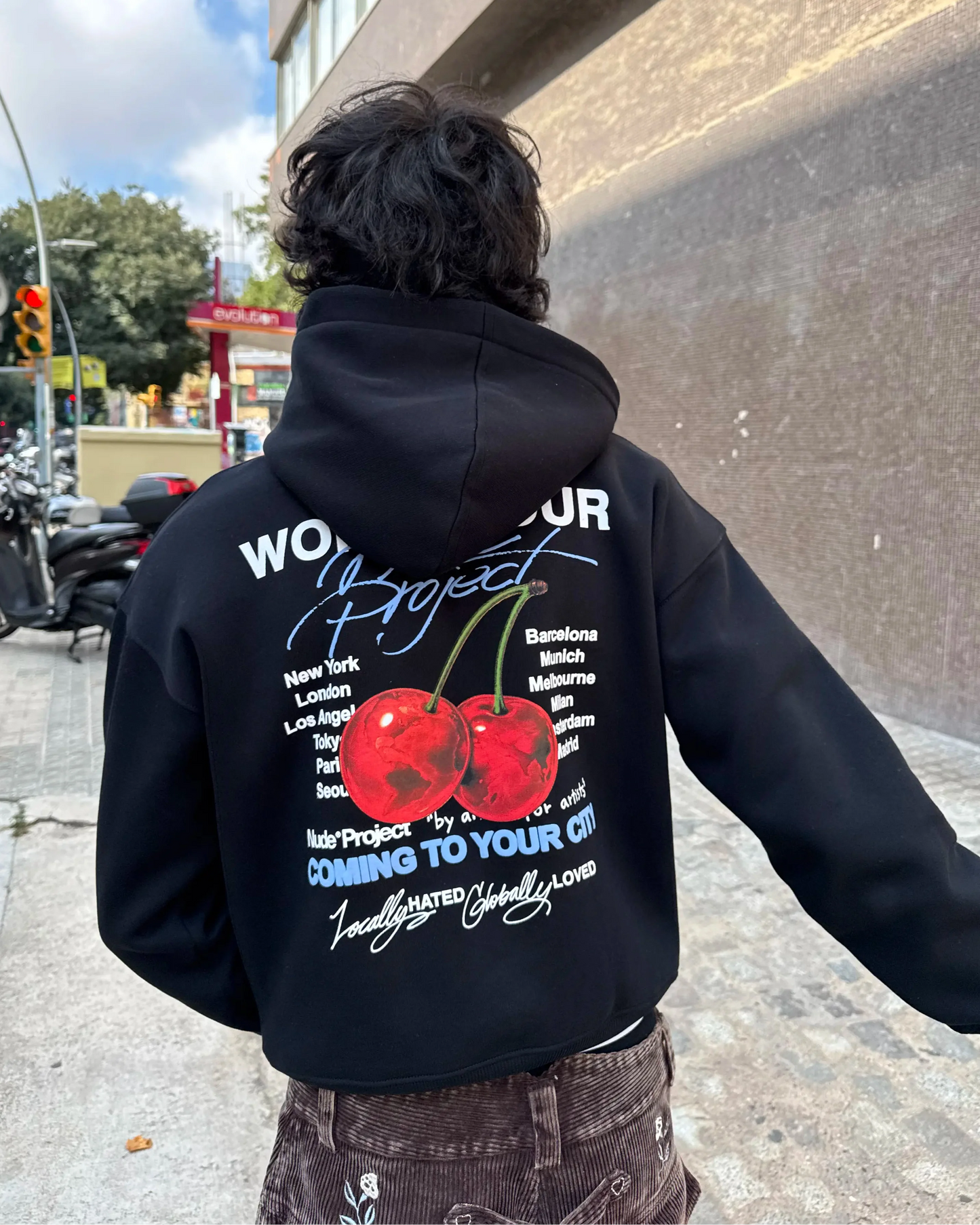 Nude Tour Hoodie Dark Grey
