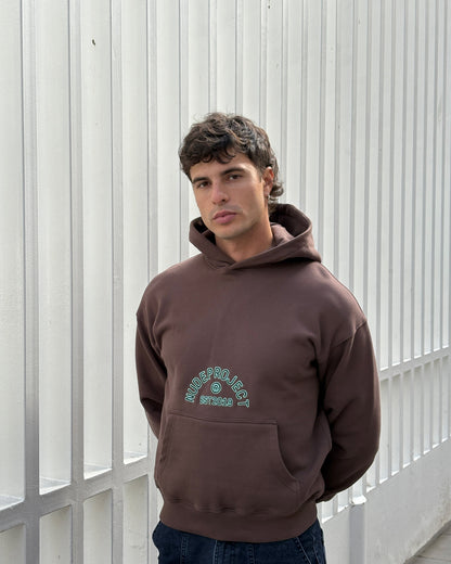 Swans Hoodie Brown