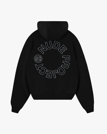 Kory Boxy Hoodie Black