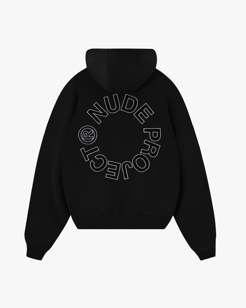Kory Boxy Hoodie Black