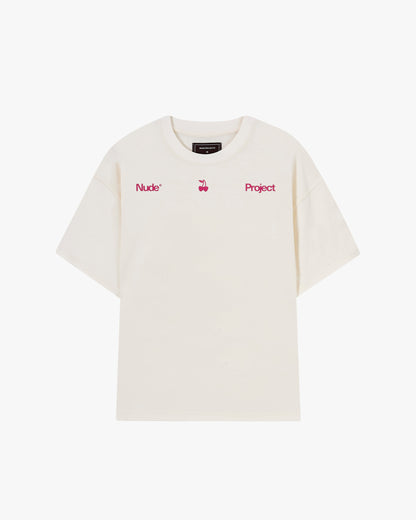 Motto Tee Beige