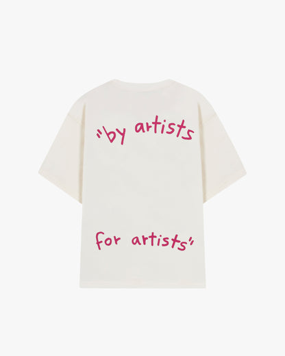 Motto Tee Beige