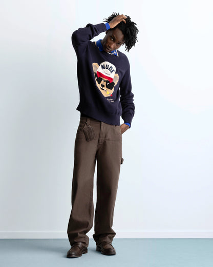 Teddy Knit Blue