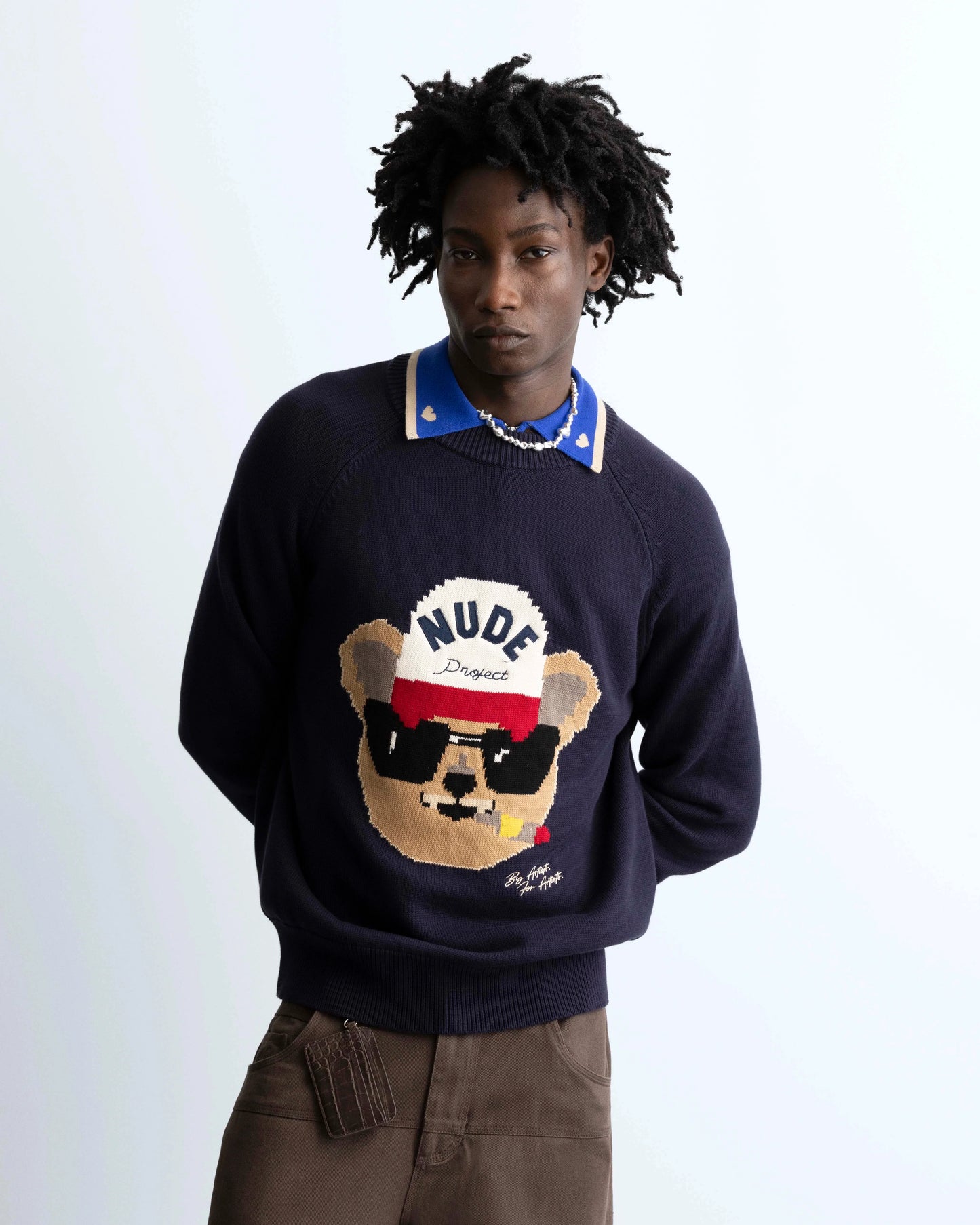 Teddy Knit Blue