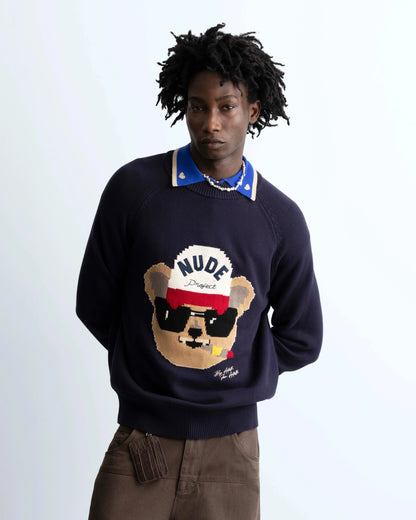 Teddy Knit Blue
