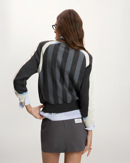 Grass Football Knit Grey