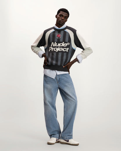 Grass Football Knit Grey