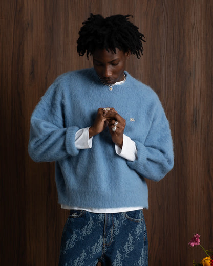 Alpaca Knit Blue